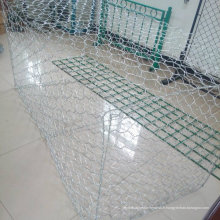 Boîte de Gabion enduit de PVC vert de haute qualité